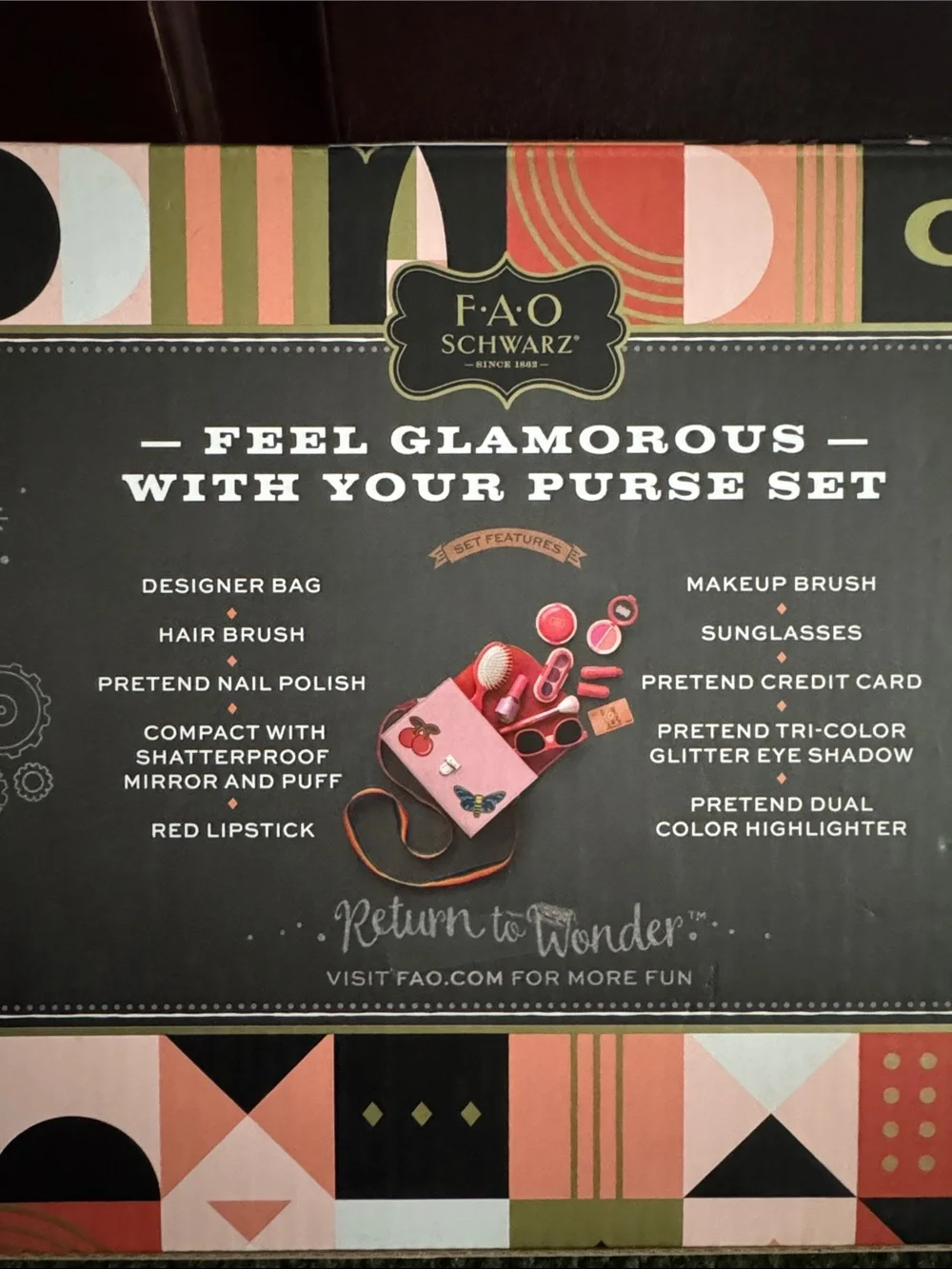 FAO Schwarz Glam Purse Play Set